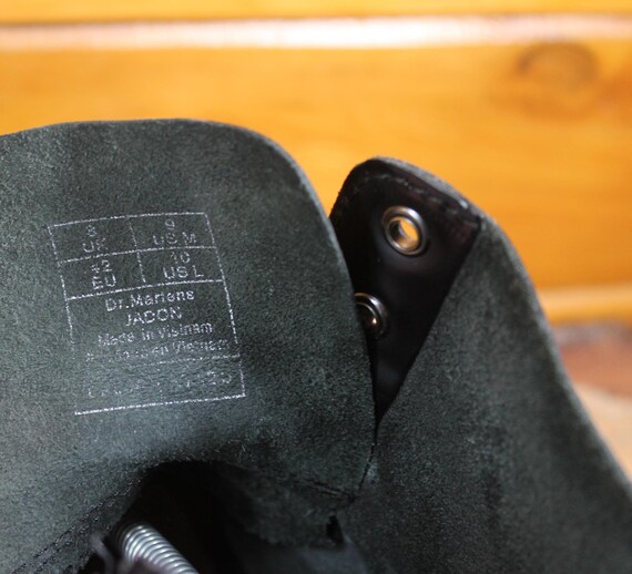 Vintage Dr. Doc Martens Air Wair Jadon 8 Eye Black Leather  display picture 2