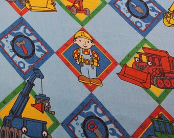 ヴィンテージ ボブ・ザ・ビルダー テーマ ツイン フラット / フィット