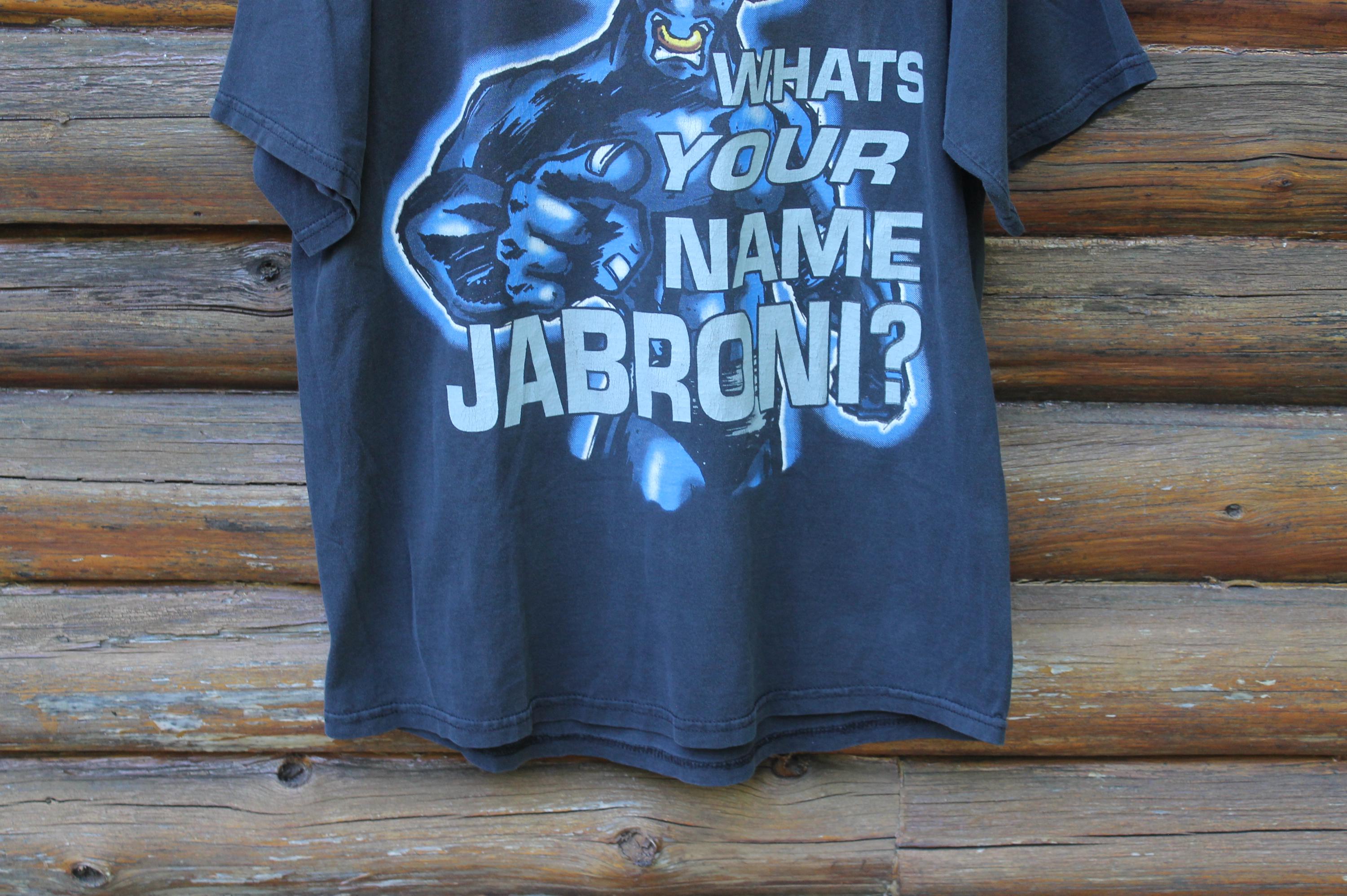 Vintage the Rock Whats Your Name Jabroni ? WWF Double Sided