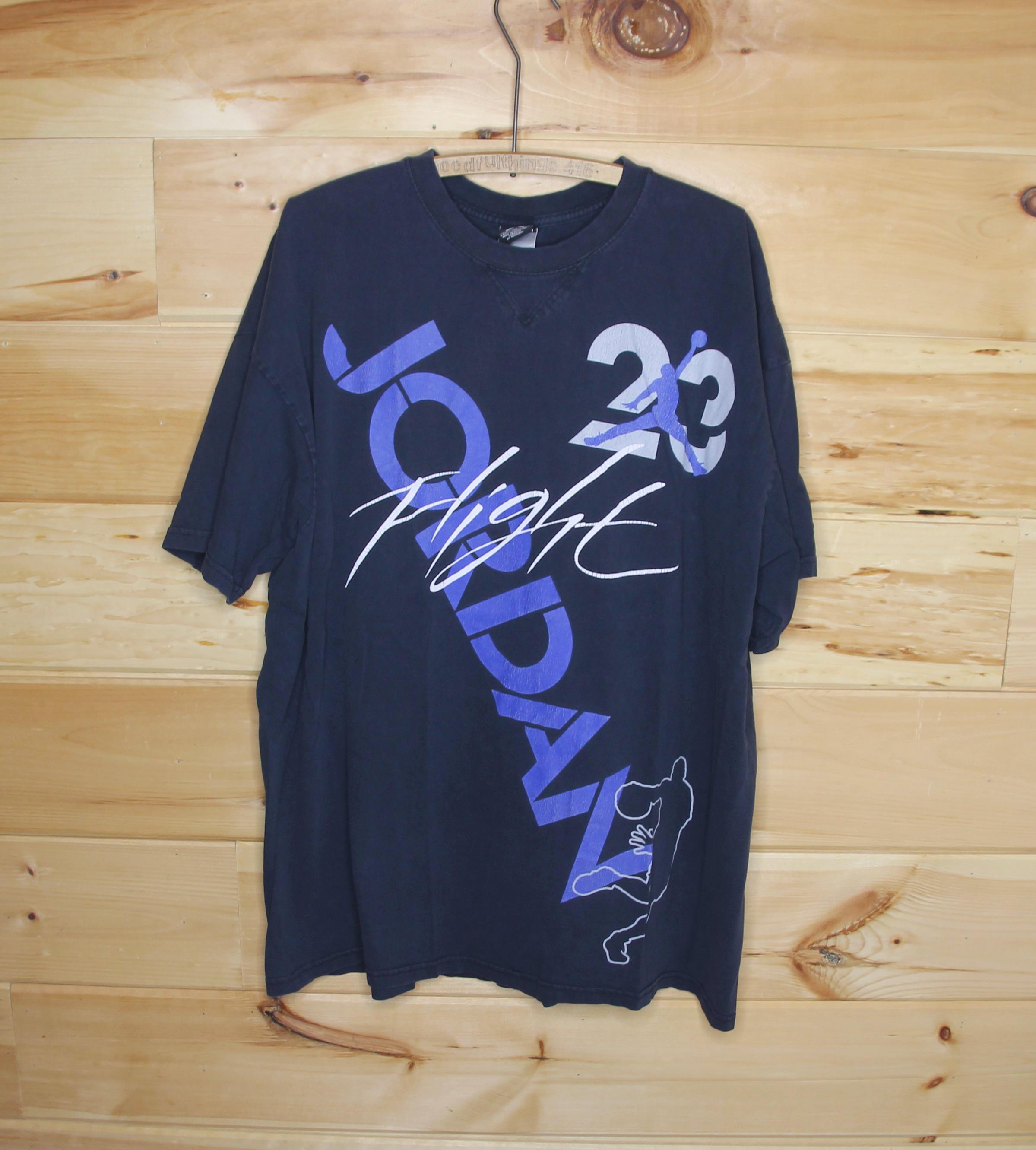 Vintage Michael Jordan Flight 23 Basketball Air Jordan Black T