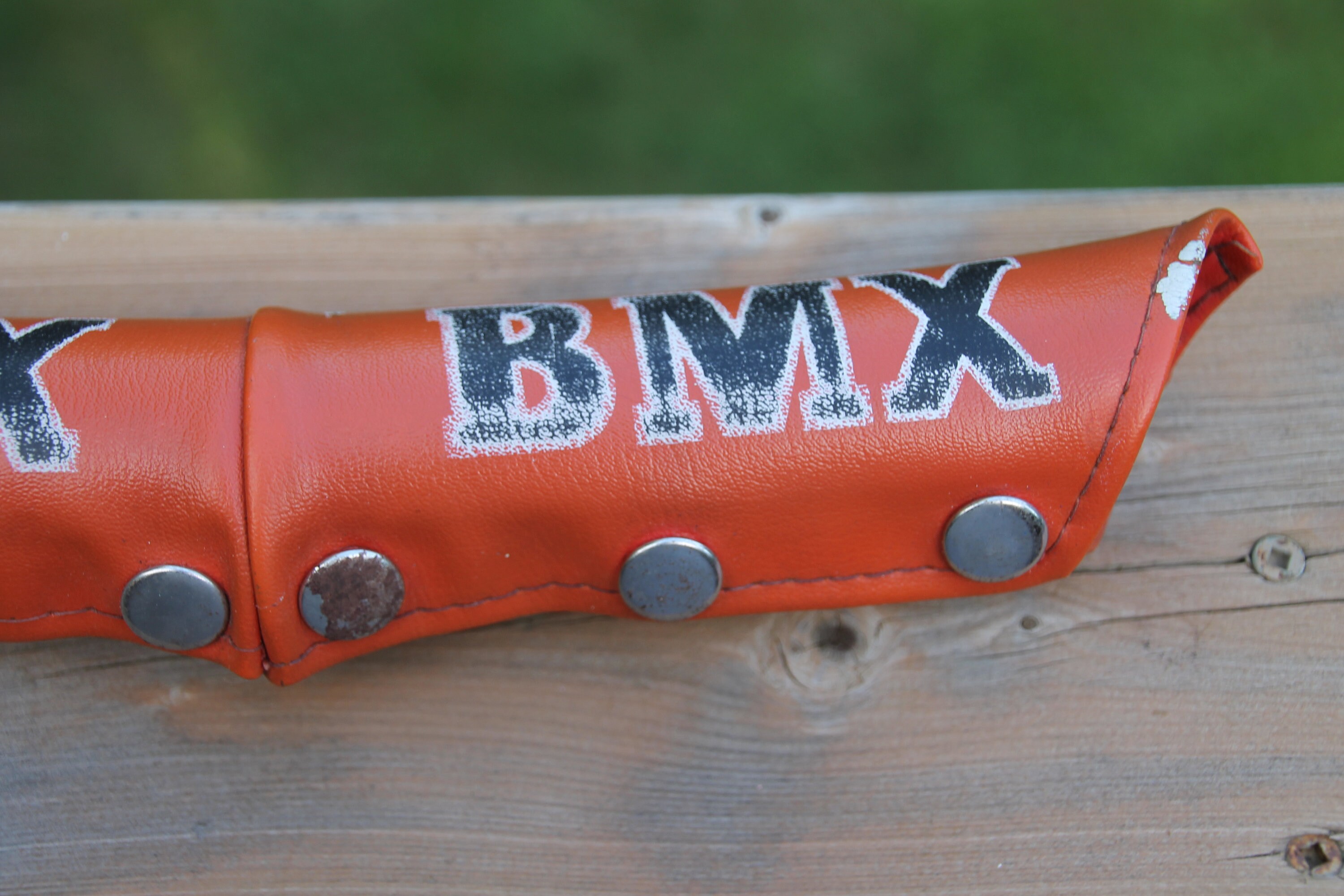 Vintage BMX Padded Handlebar Pad Bike Parts Orange and Black - Etsy