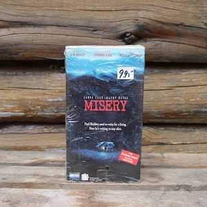 Misery - Stephen King - 1990 VHS Horror Movie Tape