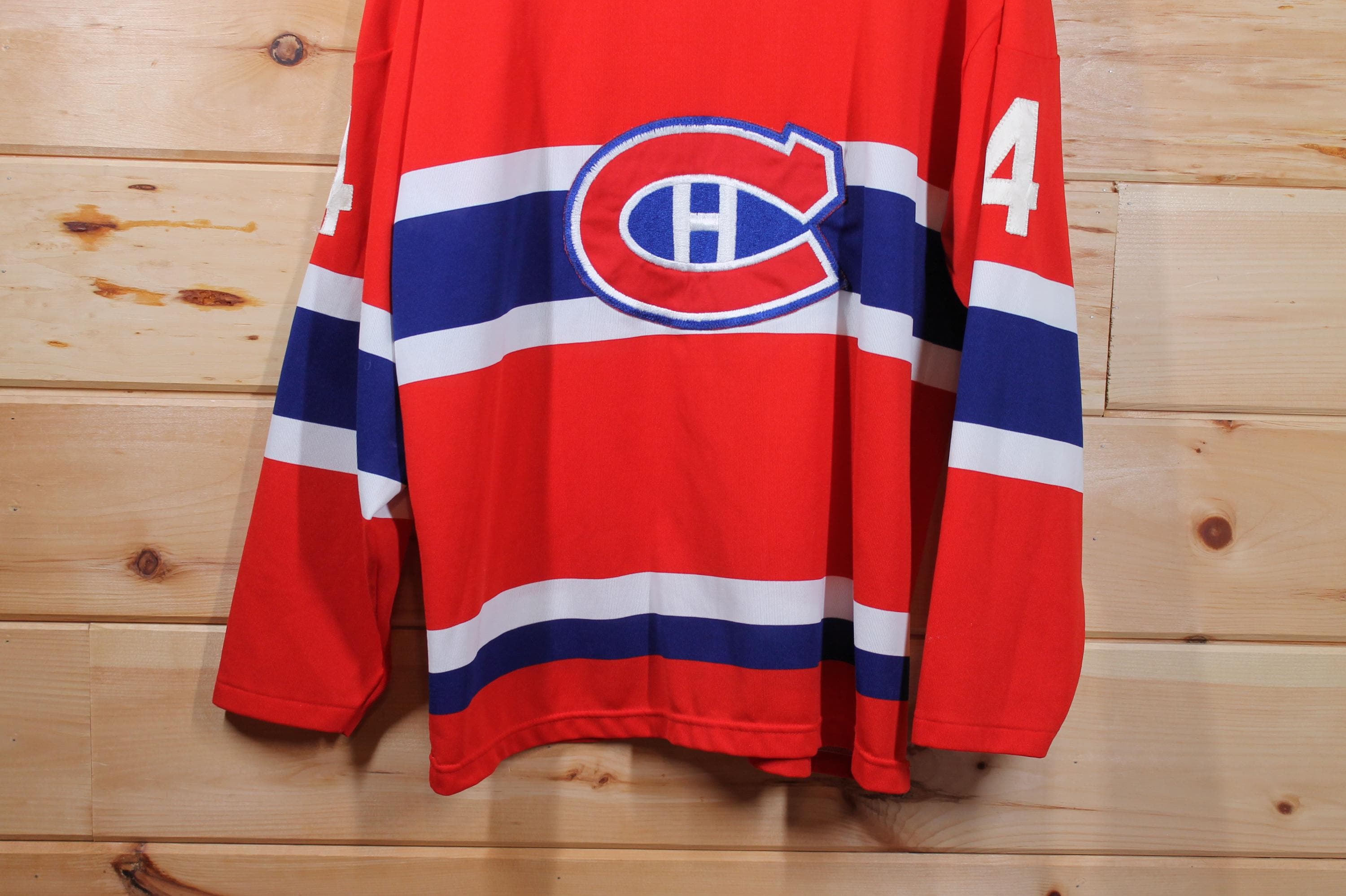 Vintage Montreal Canadiens #4 Jean Beliveau NHL Hockey Jersey Doug