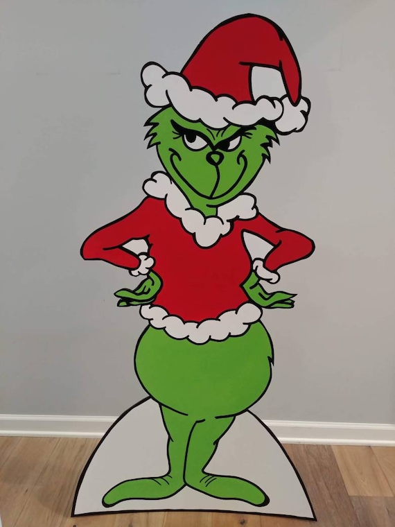 FOAMBOARD GRINCH Inspired by the Grinch Large Party Props - Etsy Ireland