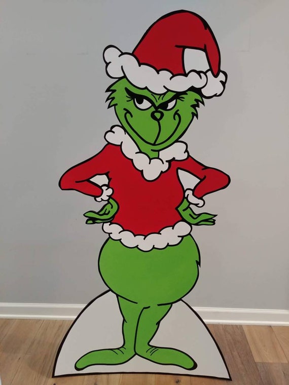 FOAMBOARD GRINCH Inspired by the Grinch Large Party Props Etsy