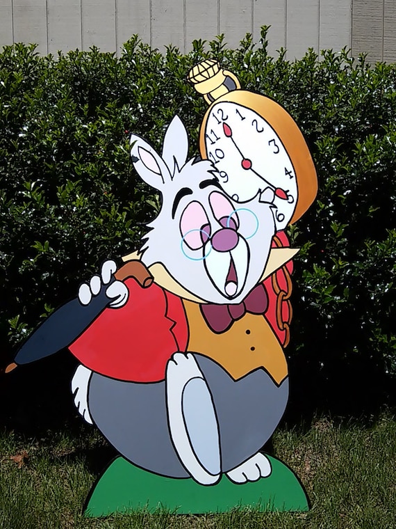White Rabbit Foam Board Prop – Alice in Wonderland Party Decor - Etsy
