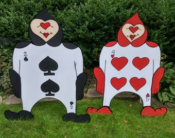 Alice in Wonderland Card Soldier – Mad Hatter Party Prop, Croquet