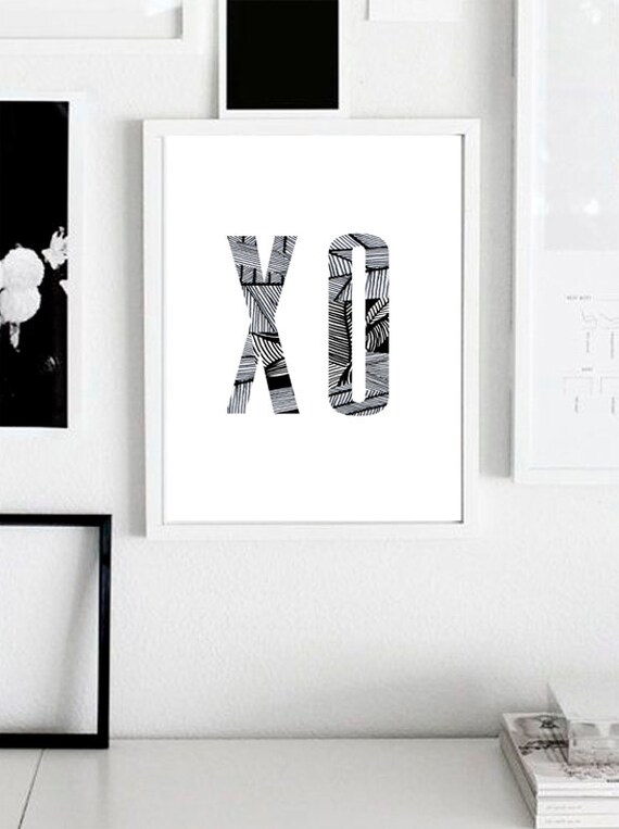 Xo Zentangle Imprimer Xo Citation Zentangle Telechargement Etsy