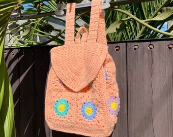 crochet back bag