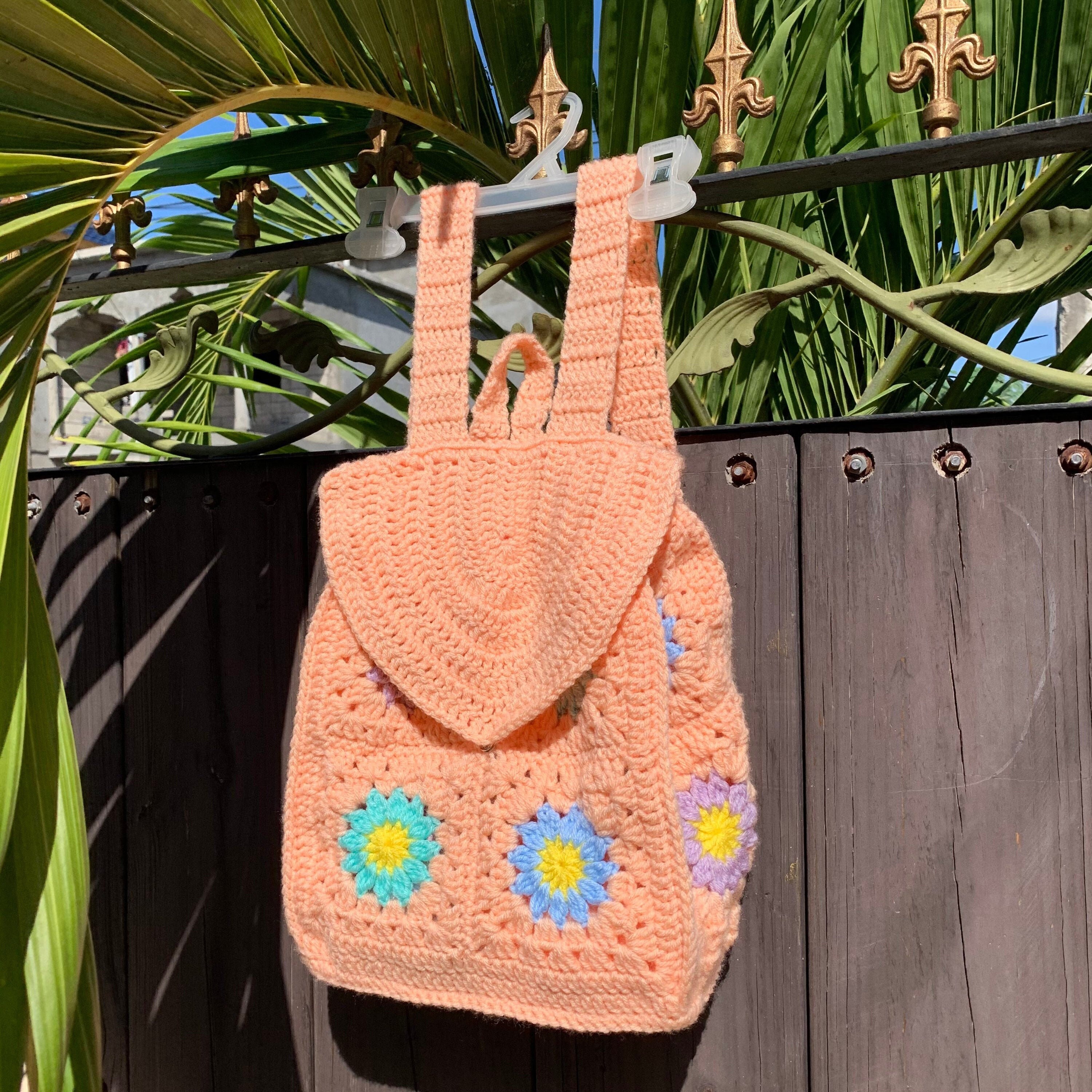 crochet backpack