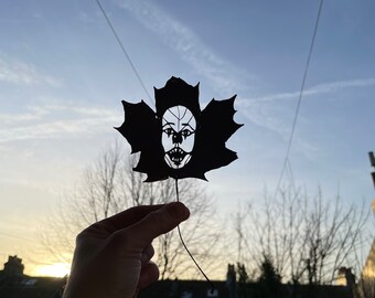 Pennywise original horror leaf paper cut out gift