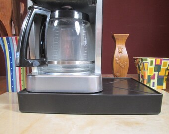 Coffee Station Overflow Deck Coffee Accessory with words Coffee applied in vinyl, perfect coffee lovers gift or for your coffee bar decor.