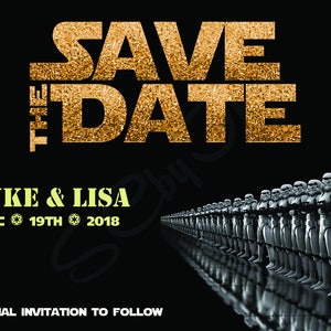 Star Wars Save The Date