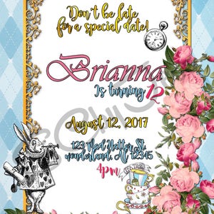 Alice Invitation