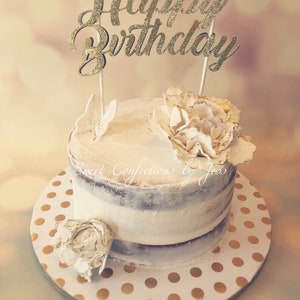 Happy birthday Cake topper