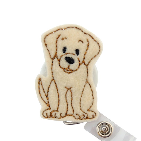 Labrador badge reel - Feltie badge reel - Nurse badge reel - Medical badge reel
