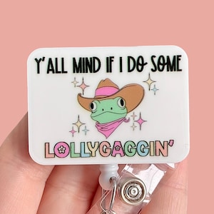 Funny badge reel - Frog badge reel -  Nurse badge pull - Coworker gift