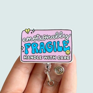 Mental health badge reel - Anxiety badge reel -  Nurse badge pull - Coworker gift