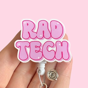 RAD tech badge reel - Radiology badge pull - Coworker gift