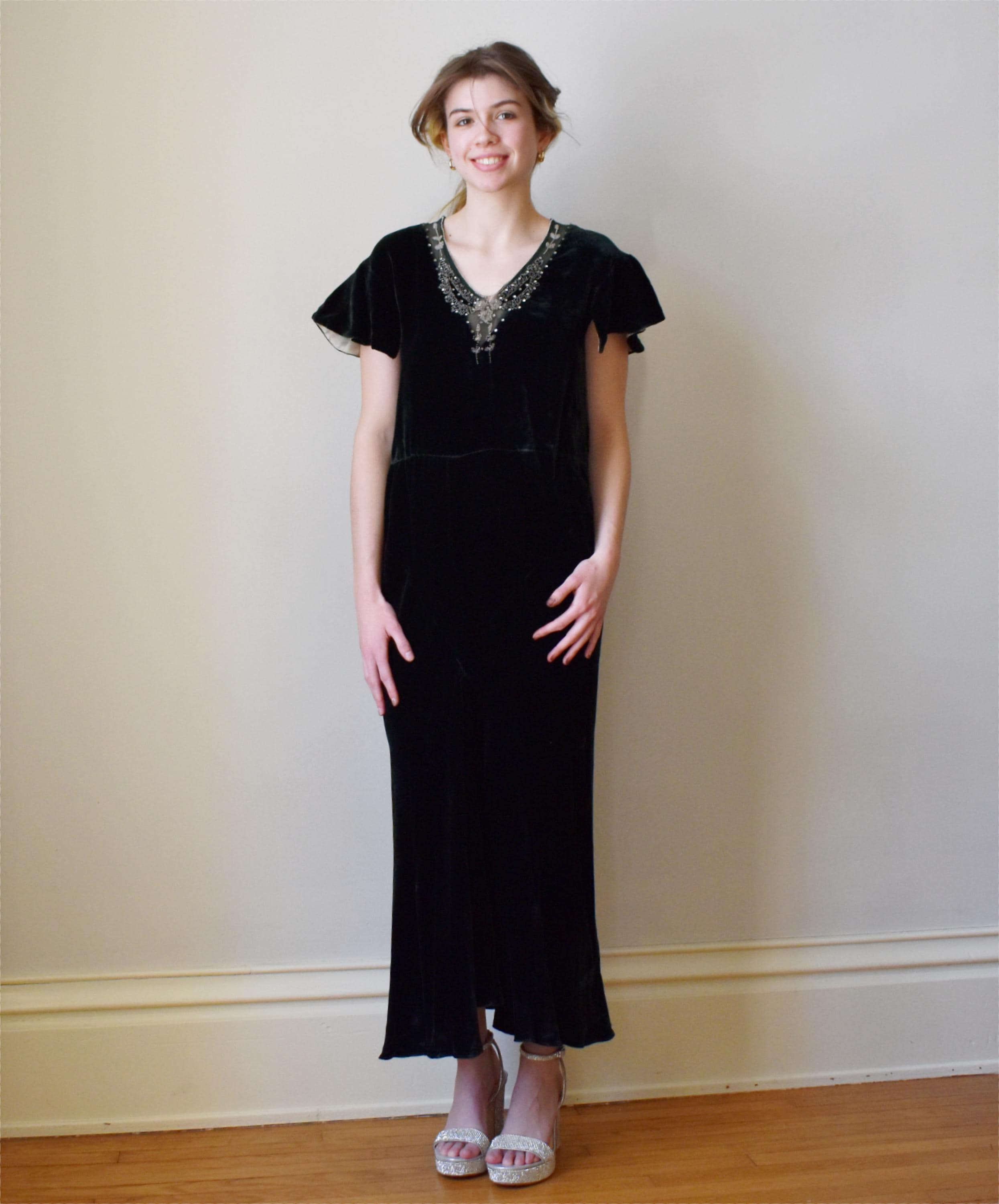 Buy 1940s Evening Dress M Online In India - Etsy India