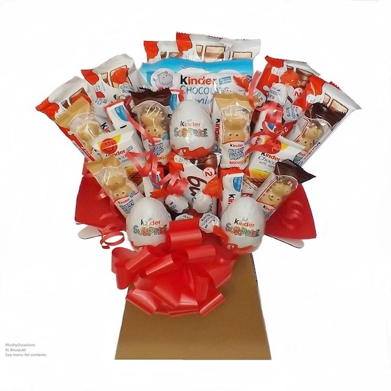 Kinder Chocolate Bouquet Sweet Hamper Christmas Birthday Etsy