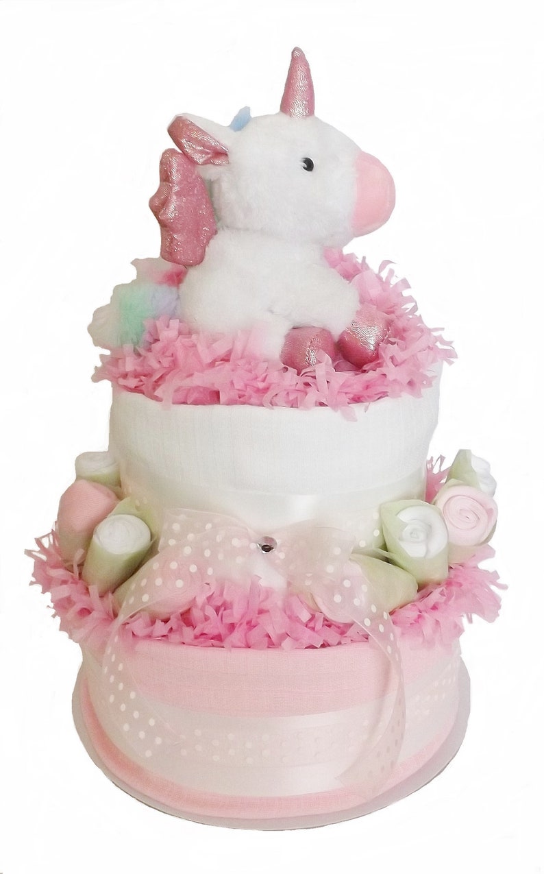 New Top Quality Newborn Unisex Baby Girl Boy Shower Nappy Cake