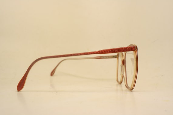 Vintage Red Nordic Eyeglasses Unused New Old stoc… - image 4