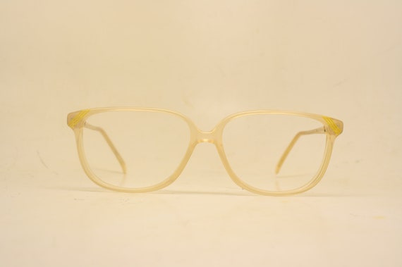 Vintage Pink Nordic Eyeglasses Unused New Old sto… - image 2