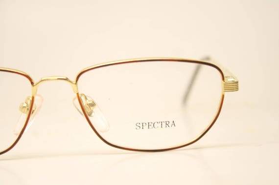 Spectra Gold Tortoise Vintage Eyeglasses Unused  … - image 1