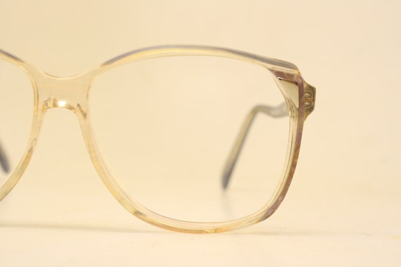 Vintage Blue Eyeglasses Unused New Old stock Vint… - image 1