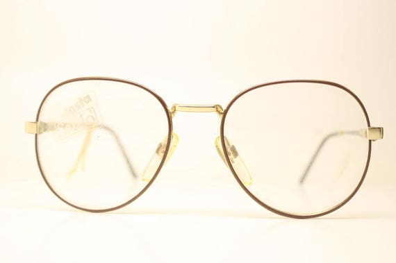 Elasta Brown Gold Child Vintage Eyewear Unused  N… - image 2