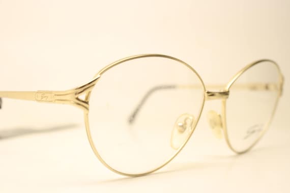 Genny Gold Vintage Glasses Frames Unused  New Old… - image 1