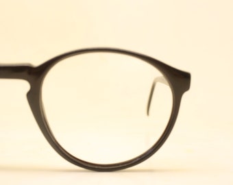 Vintage Mainstreet 68 Black 52/20 Combo Eyeglass Frame New/Old Stock #293 
