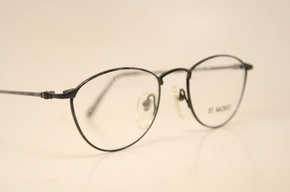 St. Moritz Blue Vintage Eyeglasses Unused  New Ol… - image 3