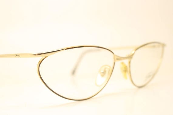 Genny Gold Tortoise Vintage Eyewear Unused  New O… - image 1