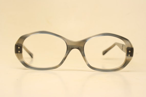 Vintage Sugarflix Unvis Blue Fade Eyeglasses Unus… - image 1