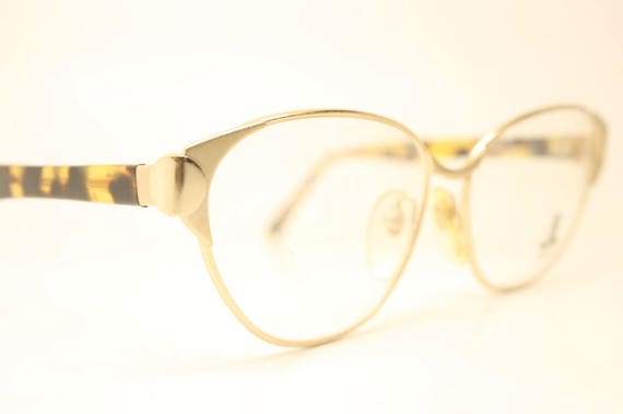 Lancetti Gold Tortoise Vintage Eyewear Unused  Ne… - image 1