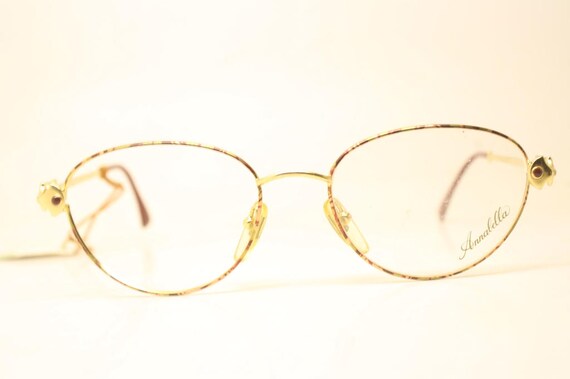 Annabella Gold Colorful Vintage Eyewear Unused  N… - image 2