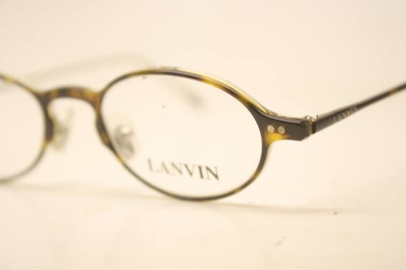 Vintage Lanvin Eyeglasses Unused Tortoise New Old… - image 4