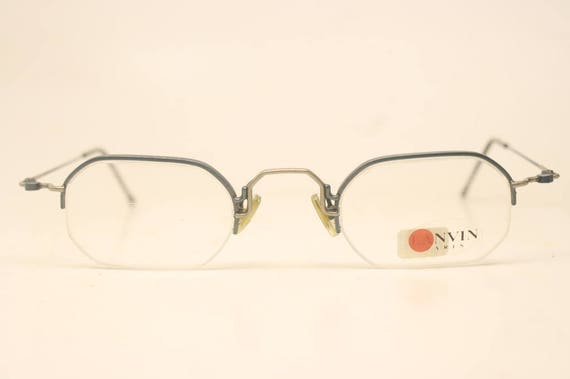 Vintage Lanvin EyeGlasses Unused Blue Gray New Ol… - image 2