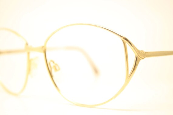 Gold Luxottica Italy Vintage Glasses Frames Unuse… - image 3