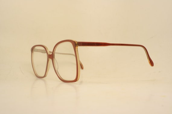 Vintage Red Nordic Eyeglasses Unused New Old stoc… - image 2