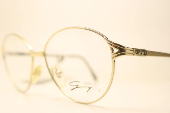 Genny Gold Vintage Glasses Frames Unused  New Old… - image 3