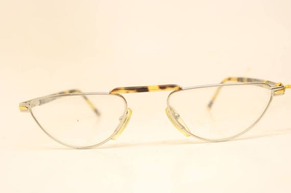 Compact by Lastes Gold Tortoise Vintage Eyeglasse… - image 1