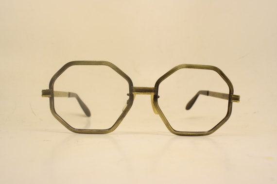 Vintage Metal Eyeglasses Unused New Old stock Vin… - image 1