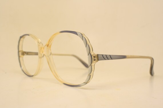 Vintage Tiffany Eyewear Blue Fade Eyeglasses Unus… - image 2