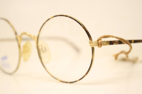 Kids Gold Tortoise Vintage Eyeglasses Unused  New… - image 4