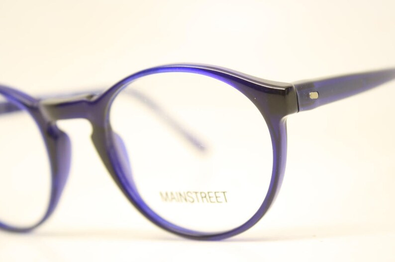 Cobalt Blue P3 Mainstreet Vintage Eyeglasses Unused New Old Etsy