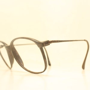 Vintage Brown Eyeglasses Unused New Old stock Vintage Eyewear 1980s image 2