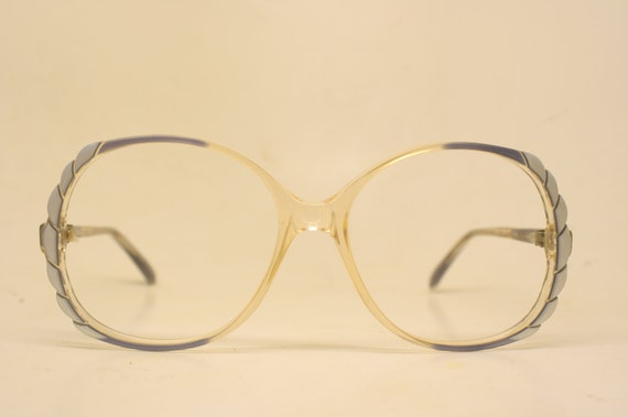Vintage Tiffany Eyewear Blue Fade Eyeglasses Unus… - image 1